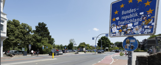 Vaalser Straße Parkplatz Grenze